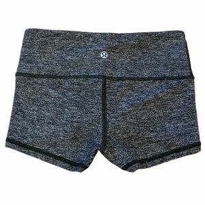 Lululemon Grey 2” Inseam Workout Shorts Size 2